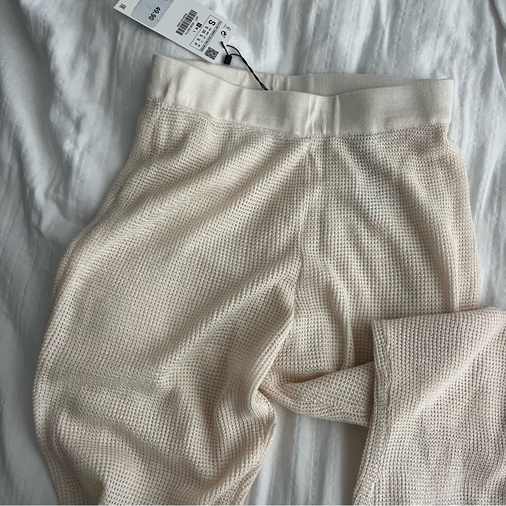 Zara Cream Women's Sweater Cardigan - Picture 5 of 6